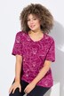 T-shirt, motif animal. Col V et manches courtes. Coupe Classic