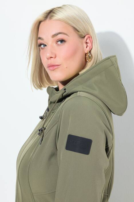 Veste softshell HYPRAR, matière déperlante, fermeture à glissière à double sens
