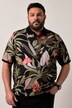 Men+ poloskjorte, magepassform, halvermet, heldekkende trykk, opptil 8 XL