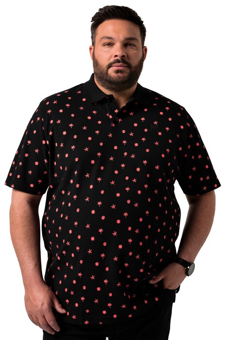 Polokošile Men+, piké, plošný potisk, krátké rukávy, do 8XL
