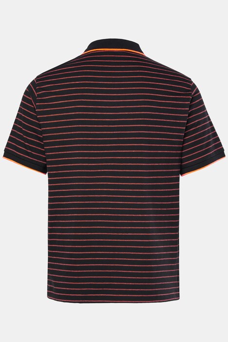 Polo Men+ en jersey, manches courtes et rayures - jusqu'au 8 XL