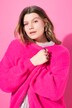 Chaqueta de punto, oversize, forma abierta, punto confortable