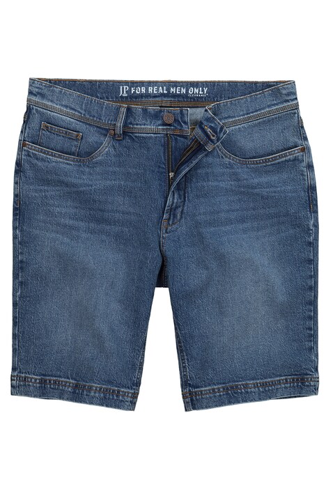 Džínové bermudy JP1880, kolekce Denim, FLEXNAMIC®, vintage vzhled, volný střih, 4 kapes, do velikosti 72