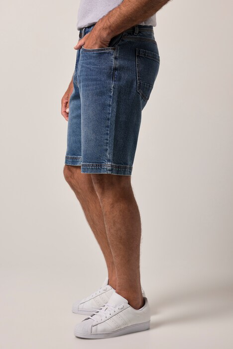 JP1880 Jeans-Bermuda, Denim, FLEXNAMIC®, Vintage Look, Loose Fit, 5-Pocket, bis Gr. 72