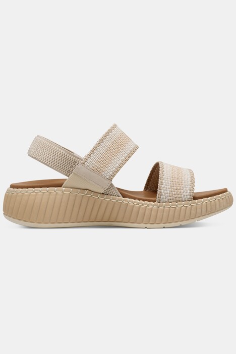 Sandales véganes à petites brides Jana Softline - largeur H