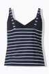 Bellieva tankini-top zonder zachte cups, strepen