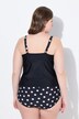 Top del tankini Bellieva senza coppe con pallini