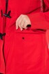 Veste softshell HYPRAR à capuche. Matière déperlante. Boutons brandebourg