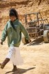 Hoodie, oversized, limonadeprint, capuchon