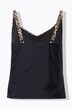 Bellieva tankini-top zonder zachte cups, luipaard