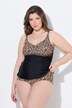 Bellieva tankini-top zonder zachte cups, luipaard