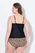 Bellieva tankini-top zonder zachte cups, luipaard