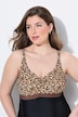 Bellieva tankini-top zonder zachte cups, luipaard
