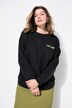 Oversized cherry print sweatshirt