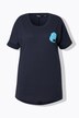 T-Shirt, Rückendruck, Oversized, Rundhals, Halbarm