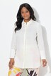 Linnen blouse, overhemdkraag, lange mouwen