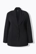 Blazer met plooien, reverskraag, knoopsluiting