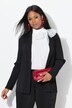 Blazer met plooien, reverskraag, knoopsluiting