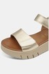 Leren sandalen, Tamaris Comfort, klittenband, comfortabele wijdte