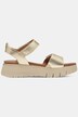 Leren sandalen, Tamaris Comfort, klittenband, comfortabele wijdte