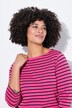 T-paita, Classic Fit, raitoja, 3/4-hihat
