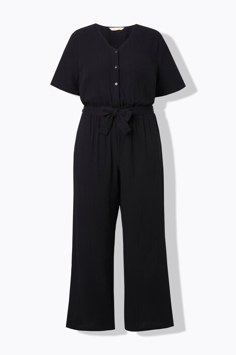 Mono, oversize, muselina, pierna recta