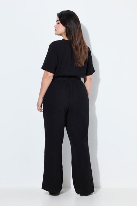 Mono, oversize, muselina, pierna recta