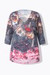 T-Shirt, A-form, patch-mønster