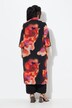 Chiffonjacke, Blüten, Schalkragen, 3/4-Arm