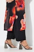 Chiffonjacke, Blüten, Schalkragen, 3/4-Arm