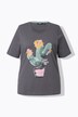 T-shirt, kaktus, rund hals, klassisk design, korte ærmer