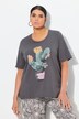 T-shirt, kaktus, rund hals, klassisk design, korte ærmer