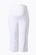 Pantaloni pre-maman Bellieva in bengalina con lunghezza fino al polpaccio e inserto elastico