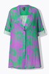 Blouse-jasje, bloemen, V-hals, lange mouwen
