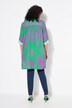 Blouse-jasje, bloemen, V-hals, lange mouwen