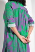 Blouse-jasje, bloemen, V-hals, lange mouwen