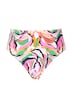 Bikiny kalhotky, nohavička, barevný potisk, vysoký pas