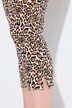 Capri, leopardprint, slanke ben, slidser i sømmen