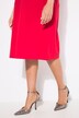 Jerseykleid, Ziersteine, Oversized, Rundhals, Halbarm