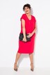 Jerseykleid, Ziersteine, Oversized, Rundhals, Halbarm