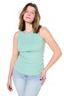 Žebrovaný top, Slim Basic střih, barevné lemování