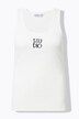 Ribtop,  Slim Basic Shape, studiobroderi