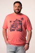 Men+-T-paidat tuplapakkauksessa, vatsamitoitus, lyhyet hihat, printti, suurin koko 8XL