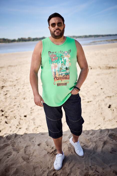Men+ tanktops i en pakke med 2, print, undertrøje, op til 8XL