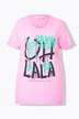 Camiseta, oversize, con letras en grafiti de París