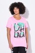 Camiseta, oversize, con letras en grafiti de París