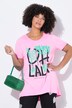 Camiseta, oversize, con letras en grafiti de París