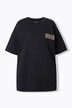 T-skjorte, oversized, trykk foran og bak