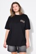 T-skjorte, oversized, trykk foran og bak