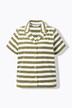 Pyjamas, kort todelt sett, oversized, frotté, striper